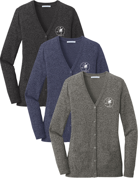 Picture of -D-Ladies Marled Cardigan By Port Authority